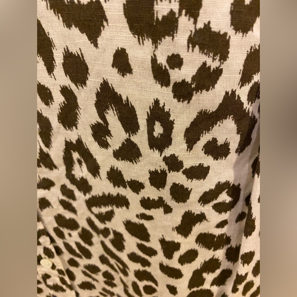 J. Crew Leopard Print Button Down - image 3